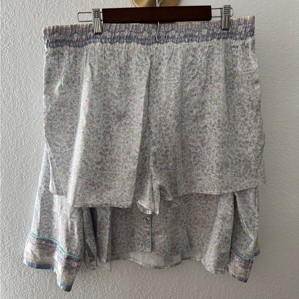 NWT Free People Floral Button-Up Pajama set XL - Picture 9 of 9